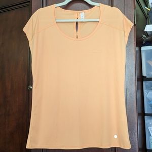 🎉BOGO FREE🎉 Bally Total Fitness Semi-Sheer Open Back Top 🟠